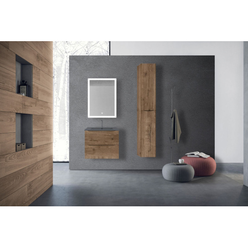 Тумба под раковину подвесная Vincea Mia 60,5 см V.Oak, современная, hi-tech, лофт - фото 3