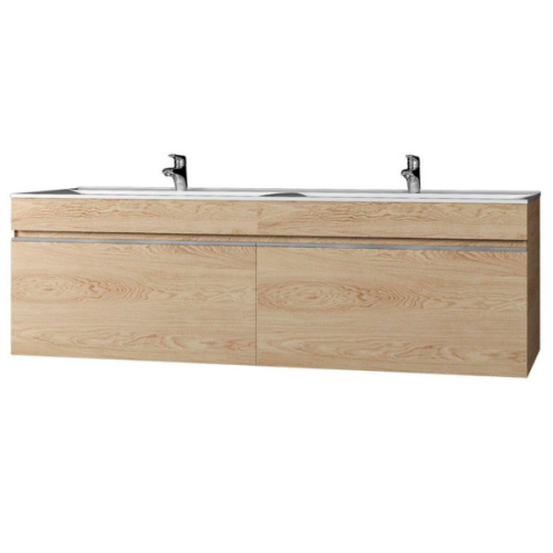 Тумба с раковиной подвесная Velvex Pulsus tpPUL.140-2 140 см с ящиками - фото 1