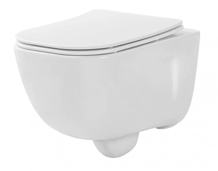 Унитаз подвесной Акватек Дива с функцией биде, белые - фото 6