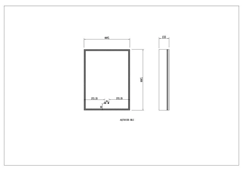 Зеркальный шкаф с подсветкой Акватек 60 см сенсорное управление, в наличии - фото 2