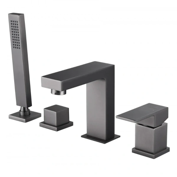 Смеситель для ванны Abber Daheim никель - фото 1