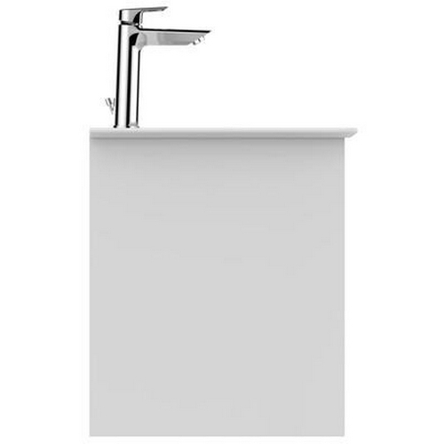 Тумба под раковину подвесная Ideal Standard Connect Air 80 см белый глянцевый, светло-серый матовый, подвесная, пристенная - фото 4