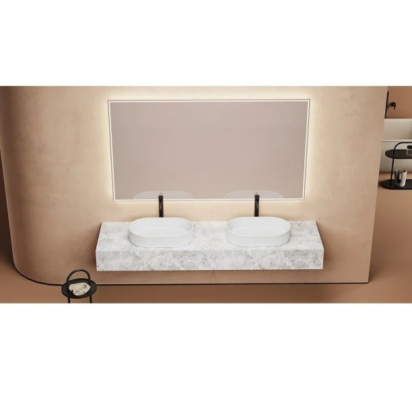 Раковина Abber Bequem 60 см белая, в форме чаши, круглой формы - фото 5