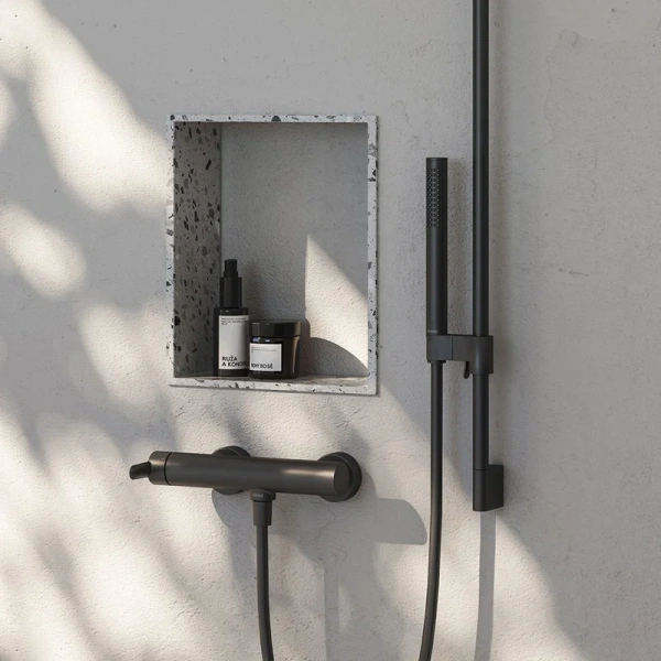 Лейка для душа Ravak черная матовая, черные - фото 3