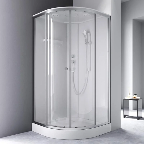 Душевая кабина Am.Pm X-Joy 100x100 см профиль хром стекло прозрачное - фото 4