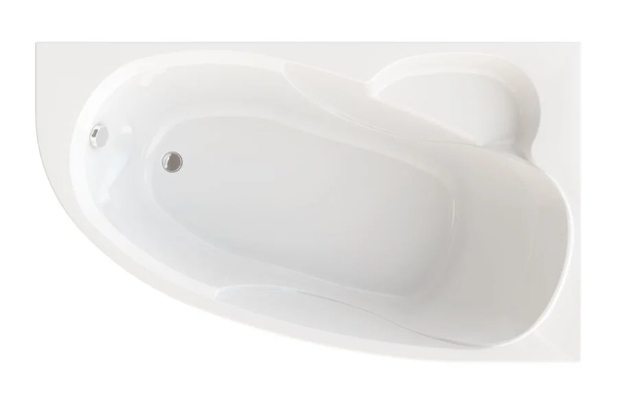 Ванна акриловая Triton OMP Изабель Щ0000048746/Щ0000048747, 170 x 100 см, левая/правая, белая - фото 1