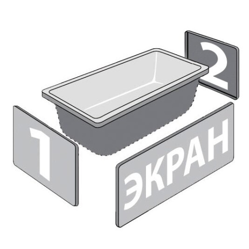 Ванна акриловая Triton Персей 190x90 см белая, прямоугольные - фото 5