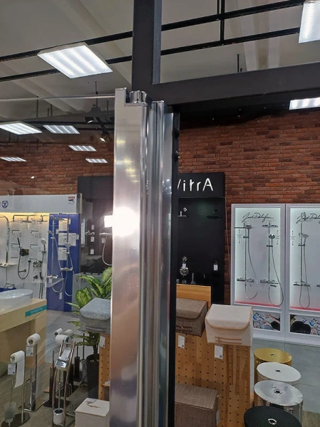 Душевая дверь распашная Jacob Delafon Contra 90 см прозрачное стекло, прозрачные - фото 7