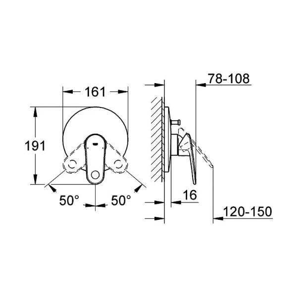 Смеситель для душа Grohe Europlus 19537002 - фото 2