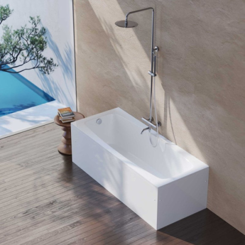 Ванна акриловая Berges Feya 170x70 см с каркасом - фото 2