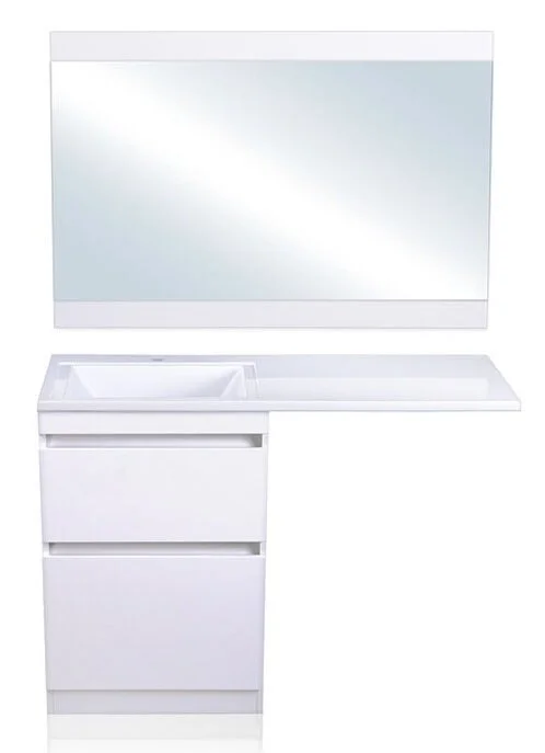 Тумба под раковину напольная Style Line Даллас 58 см белая, окрашенные - фото 9