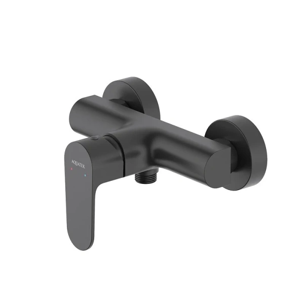 Душевой комплект Акватек Оберон черный матовый, в наличии - фото 5