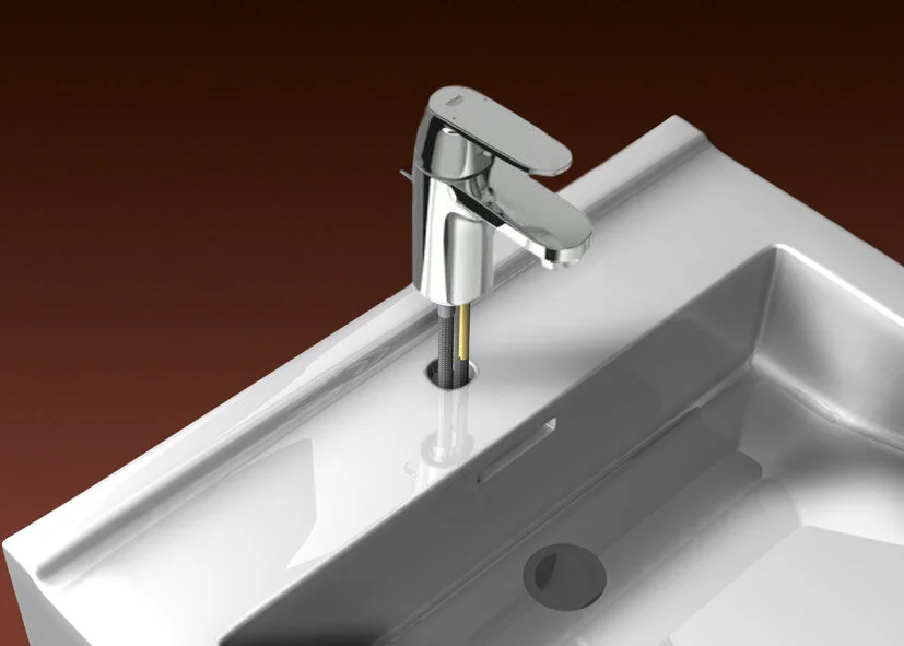 Смеситель для раковины, хром, Grohe Eurosmart Cosmopolitan 32825000, недорогие, округлая форма, с донным клапаном - фото 5