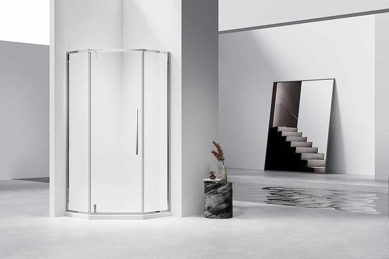 Душевой уголок Vincea Slim-N 90х90 см профиль хром - фото 3