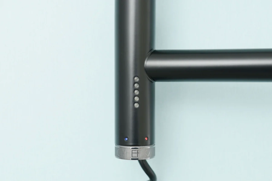 Полотенцесушитель электрический Сунержа Галант 4.0 50х80 см левый черный матовый, из нержавеющей стали, без полки, неповоротные, с терморегулятором - фото 6