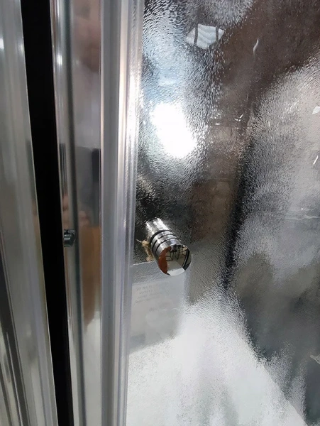 Душевая дверь в нишу RGW Passage PA-02 80 см профиль хром, стекло шиншилла, распашные - фото 6