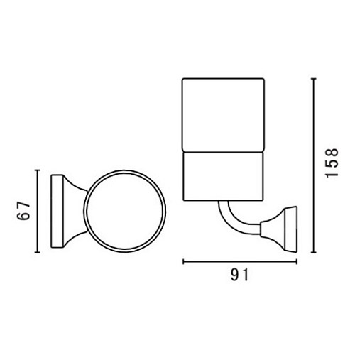 Стакан для ванной Art&Max Ovale AM-4068 - фото 2