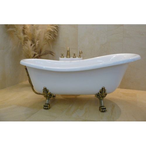 Ванна из литьевого мрамора Astra-Form Роксбург 170х80 см, овальные, асимметричные - фото 5