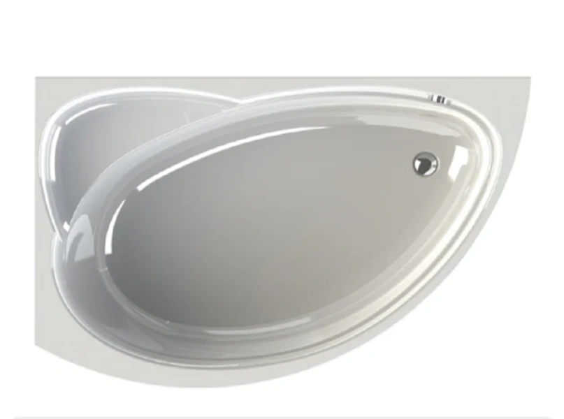 Акриловая ванна Радомир Модерна 2-78-0-1-1-214/ 2-78-0-2-1-214, 160 x 100 см, L/R, фронтальный экран, каркас в комплекте, белая - фото 1