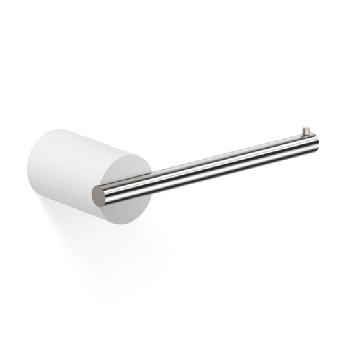 Бумагодержатель Decor Walther Stone белый/сталь матовая - фото 1