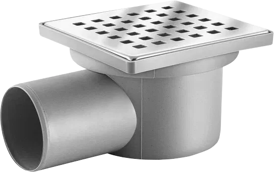 Душевой трап BERGES Trend 10 см хром - фото 1