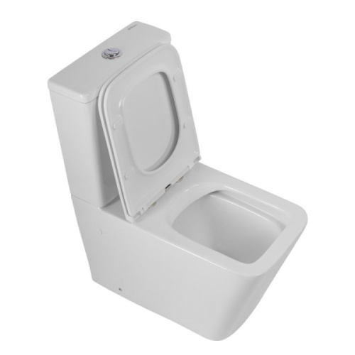 Чаша для унитаза-компакта BelBagno Ardente-R белая, современные, hi-tech, прямоугольные - фото 4