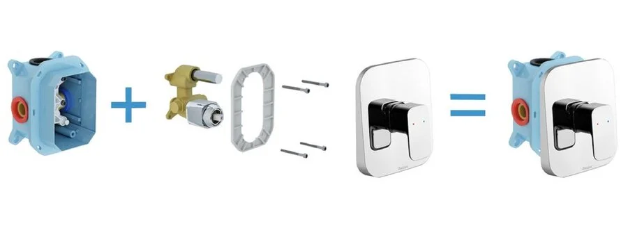 Смеситель для душа Ravak 10° Free TD F 066.00 для R-box X070137 - фото 2