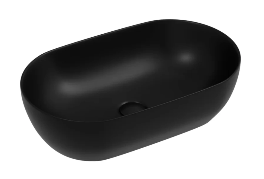 Раковина Ceramica Nova Twist 50 см черная матовая - фото 1