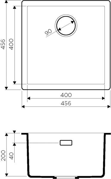 Мойка для кухни Omoikiri Yamakawa 45-U/I-GB 45 см графит, врезные - фото 2