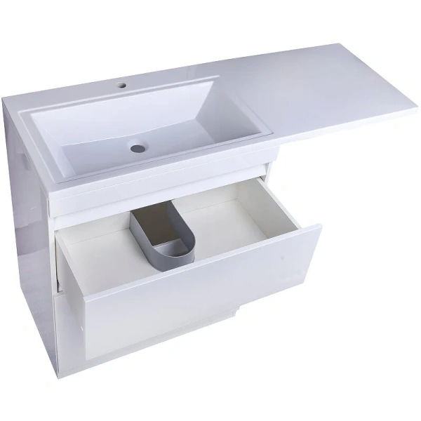 Тумба под раковину напольная Style Line Даллас 77 см левая, окрашенные - фото 9