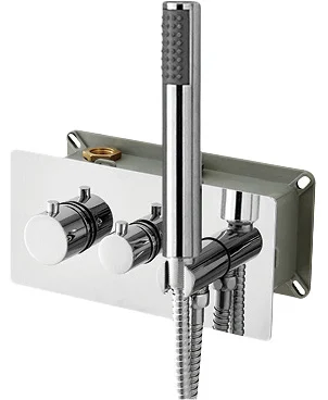 Смеситель для душа RGW Shower Panels SP-44 с круглыми ручками - фото 1