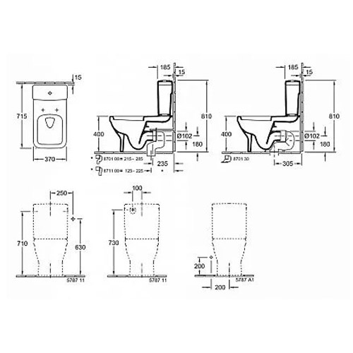 Унитаз напольный Villeroy&Boch Architectura 568610 - фото 4