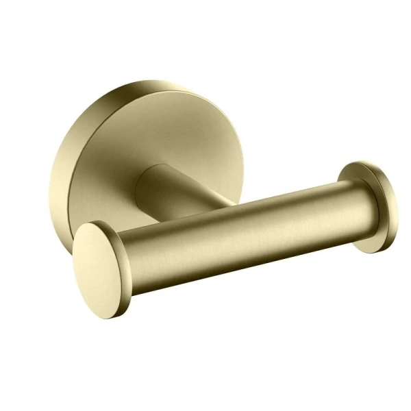 Крючок для ванной Акватек Оберон золото шлифованное - фото 1