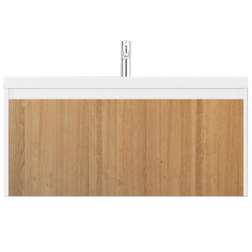 Тумба с раковиной подвесная Velvex Klaufs tpKLA.100.1Y-61 100 см с ящиком - фото 4