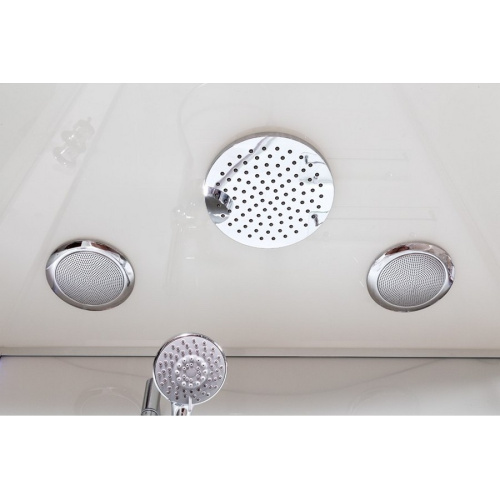 Душевая кабина Deto A 100х100 см с гидромассажем, угловые, с гидромассажем, c тропическим душем, с крышей - фото 5