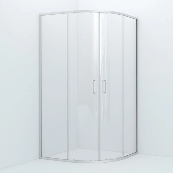 Душевой уголок IDDIS Zodiac 100х100 см глянцевый алюминиевый профиль - фото 1