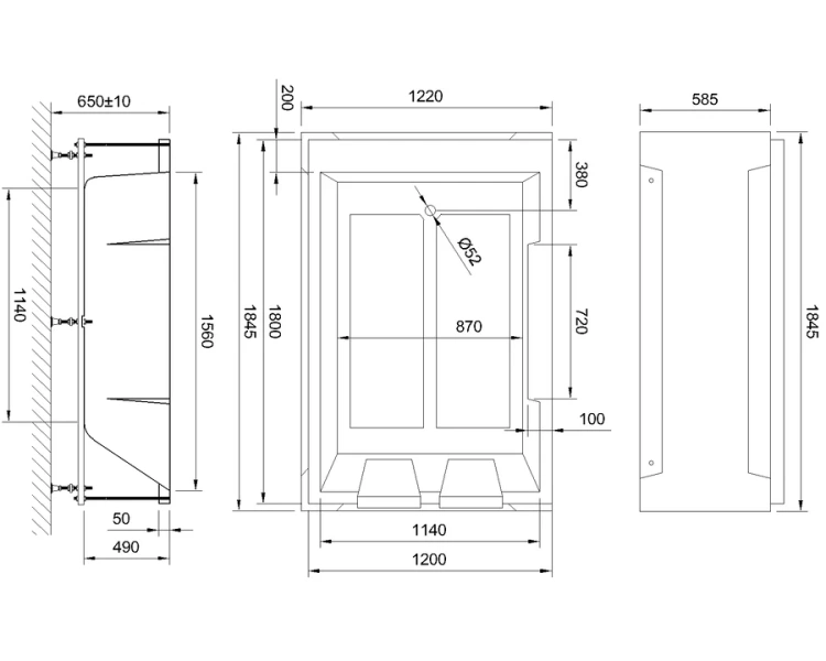 Акриловая ванна Royal Bath Triumph RB 665100 180 x 120 см, с каркасом - фото 2