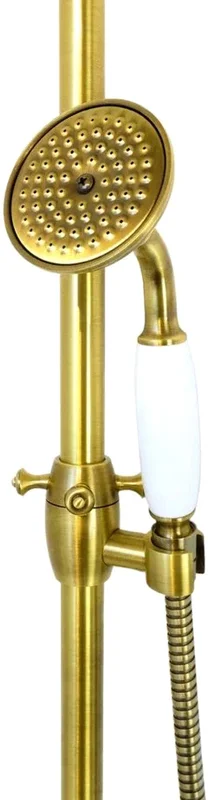 Лейка для душа Migliore Ricambi бронза ручка белая - фото 3