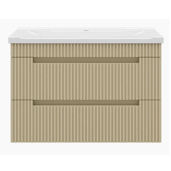 Тумба под раковину подвесная Brevita Ariana 80 см капучино - фото 1