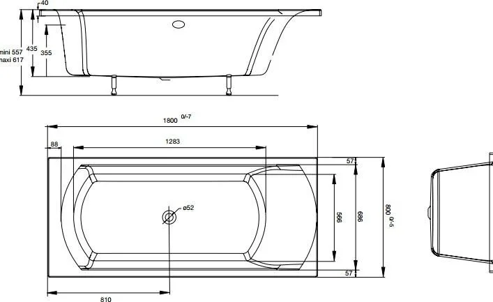 Ванна акриловая Jacob Delafon Evok 180x80 см прямоугольная - фото 4