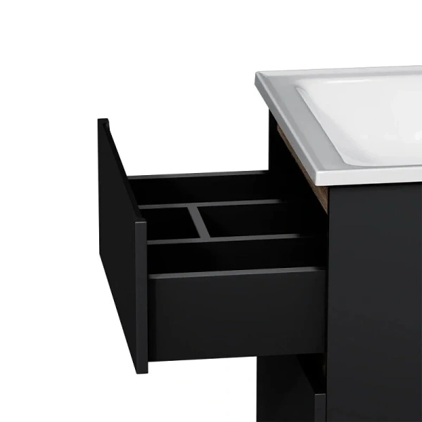 Тумба под раковину подвесная Am.Pm X-Joy 55 см черная матовая - фото 3