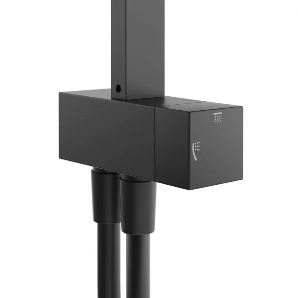 Душевая стойка Kerama Marazzi Fonte черный матовый, рычажные - фото 6