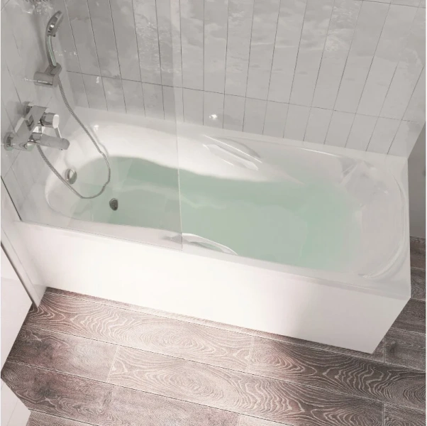 Ванна акриловая 1MarKa Calypso 01каи1775кс2+, 170 x 75 см, цвет белый - фото 1