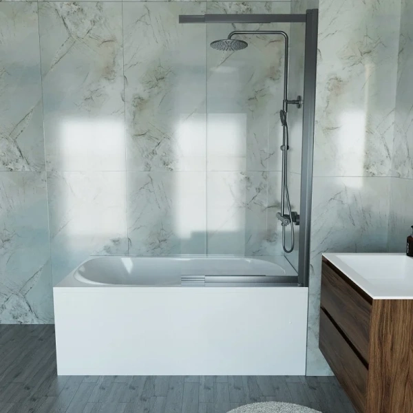 Ванна акриловая Vincea VBT-2A150, 150 x 75 см, без опоры, белый - фото 4