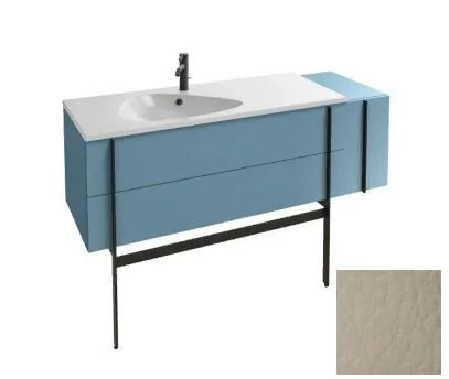 Тумба под раковину подвесная Jacob Delafon Nouvelle Vague 145 см коричневая кожа - фото 3