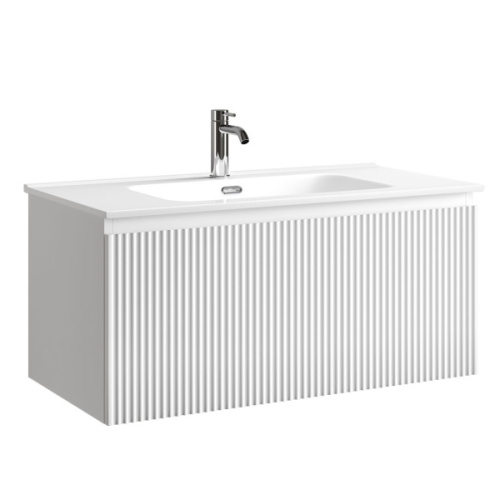 Тумба под раковину подвесная Sancos Snob R 1.0 90 см bianco