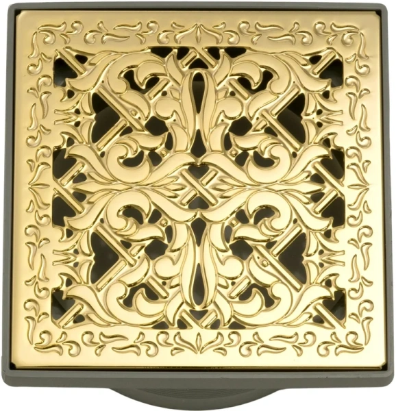 Душевой трап Migliore 11 см золото - фото 1