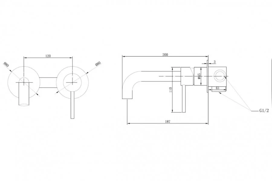 Смеситель для раковины Abber Wasser Kreis хром, для раковины - фото 2