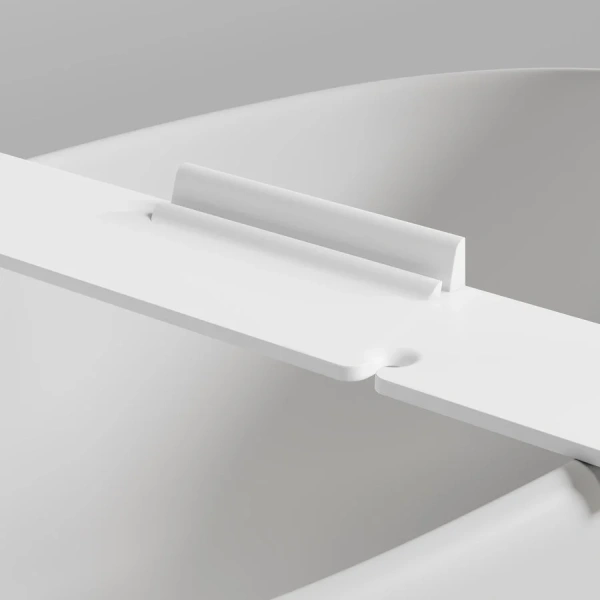 Полка для ванны Salini Gabbiano белая матовая index_3 - фото 7