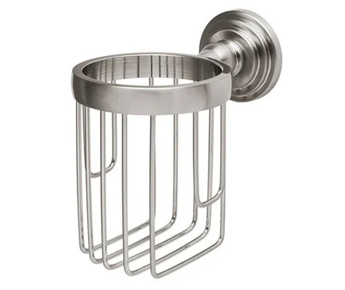 Держатель освежителя для ванной WasserKRAFT Ammer никель - фото 1